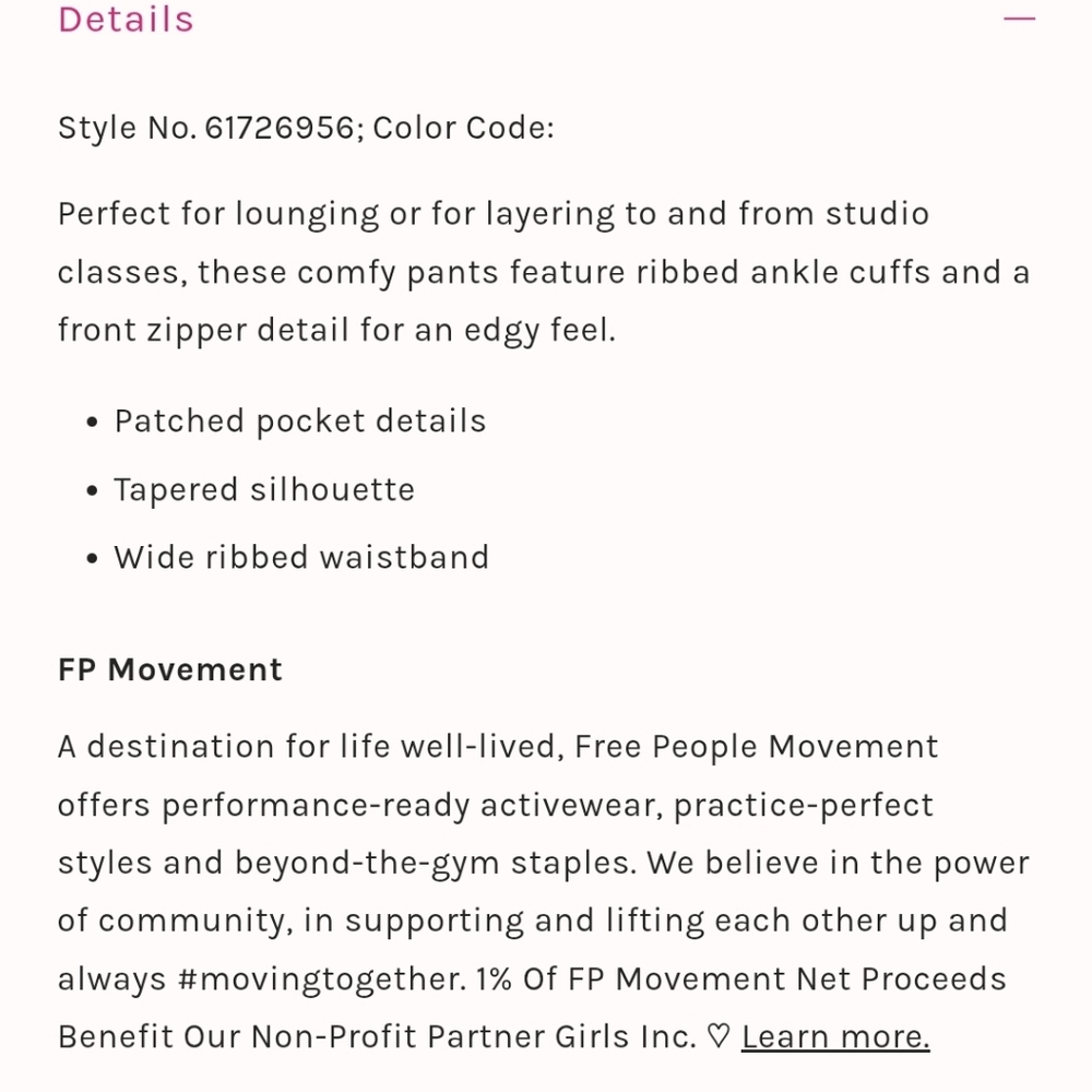Free People On The Road Pants in Petal Pink - Picture 2 of 16